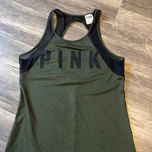 Olive PINK workout tank